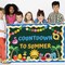 Countdown to Summer Bulletin Board Decoration Set – 81-Piece Tropical Hawaiian Luau Classroom Decor with Palm Cutouts, Borders, and Window/Door/Wall Accents